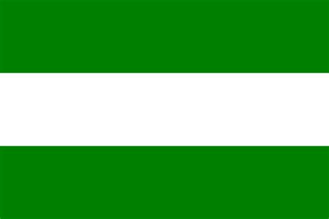 groen met witte vlag